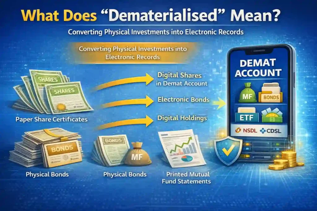 what is dematerialization of shares