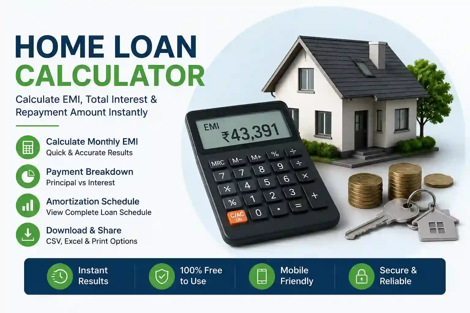 Dhanigyan Home Loan EMI Calculator